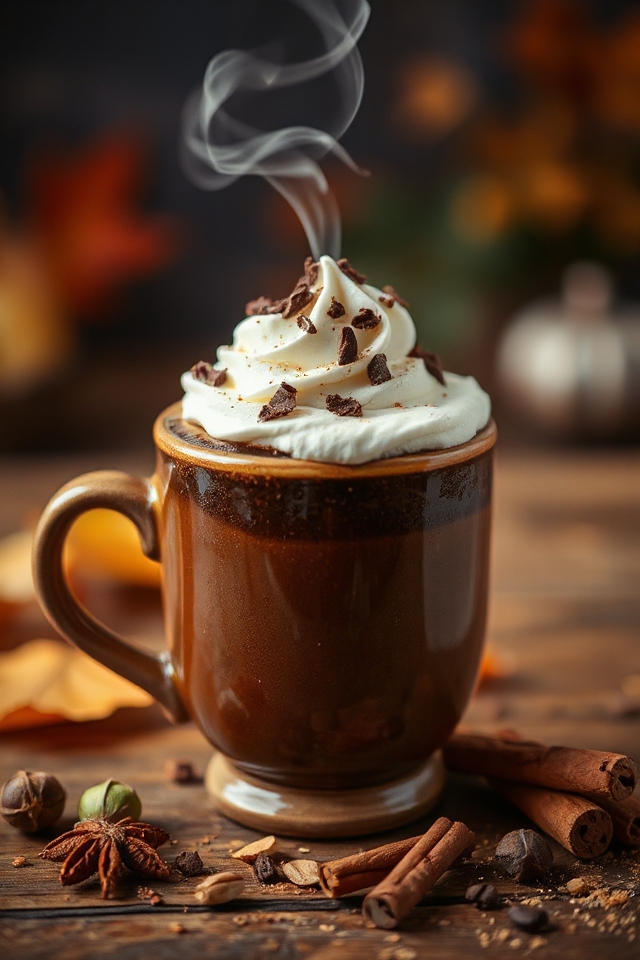 autumn spiced coffee delight