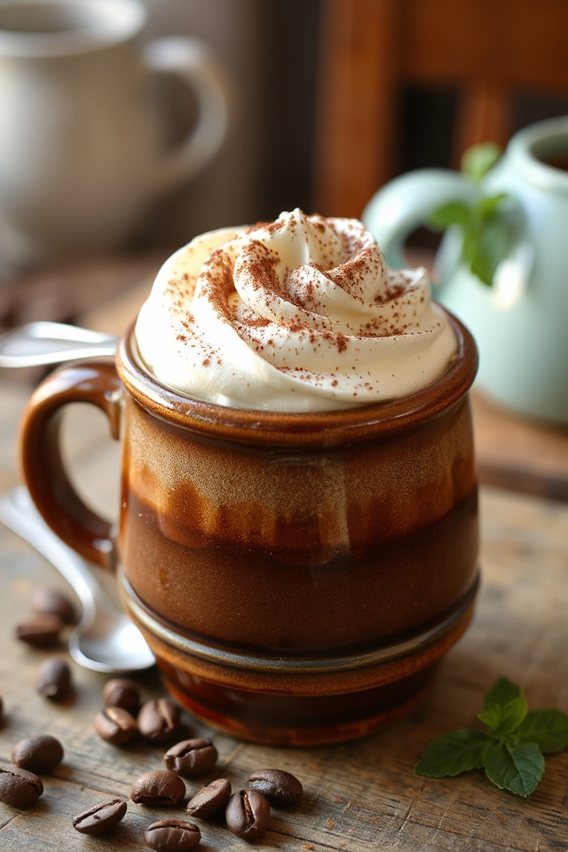 bavarian coffee with schnapps