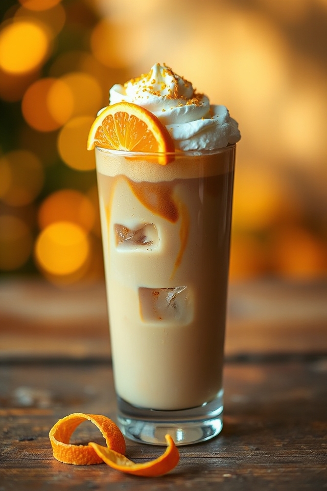 blend cold coffee orange juice