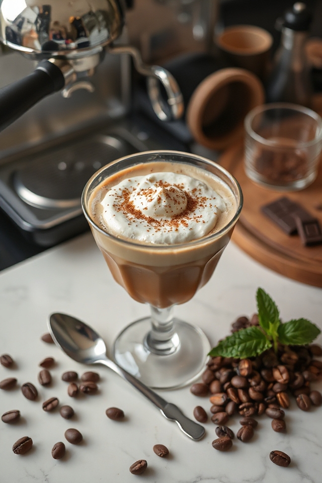 brandy infused coffee beverage recipe