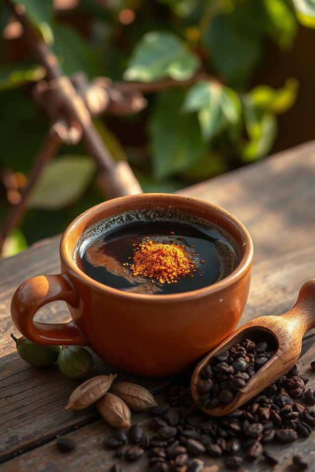 brewing aromatic ethiopian coffee