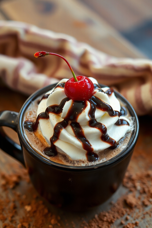 brewing indulgent cherry coffee