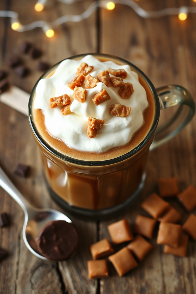 caramel infused coffee beverage recipe