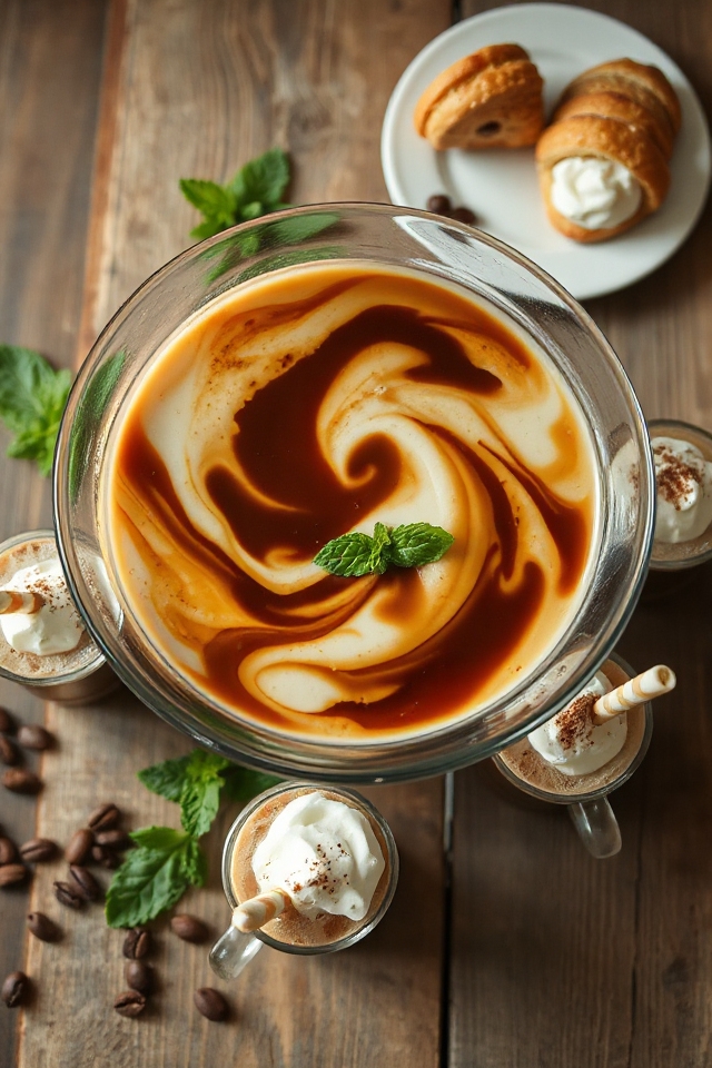 chilled coffee beverage preparation