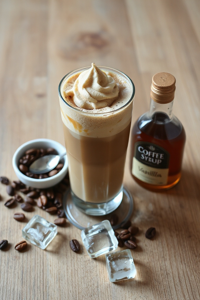 chilled coffee beverage preparation