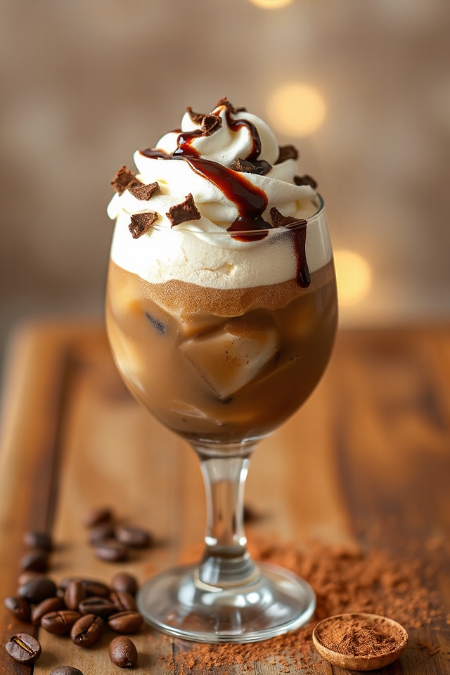chilled coffee chocolate indulgence