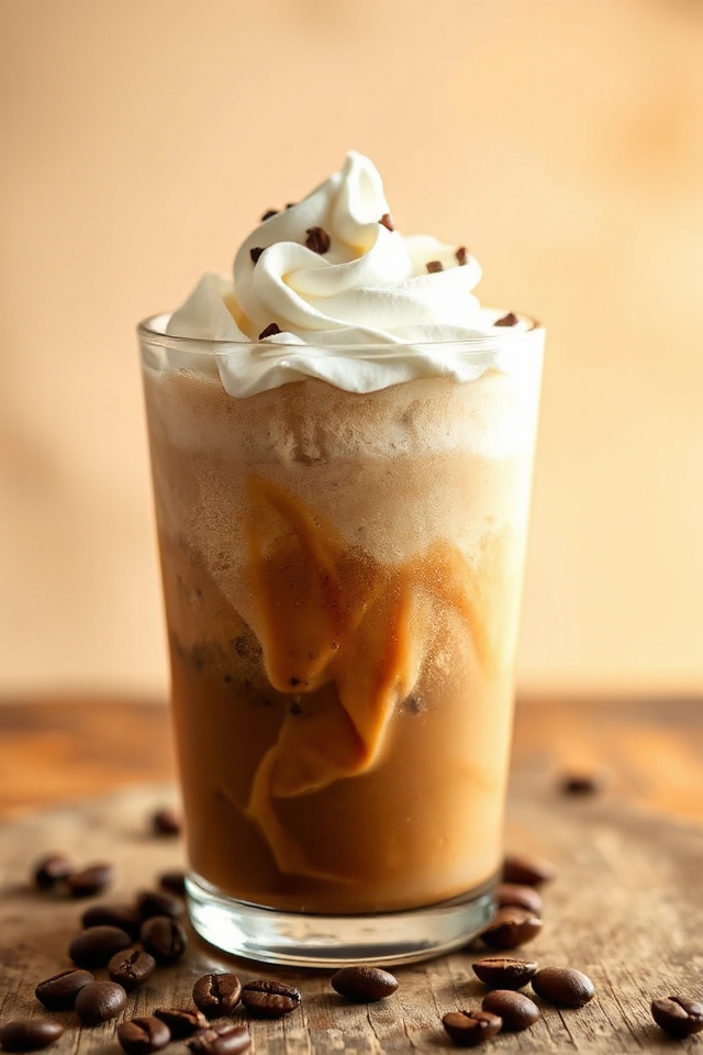 chilled coffee marshmallow shake