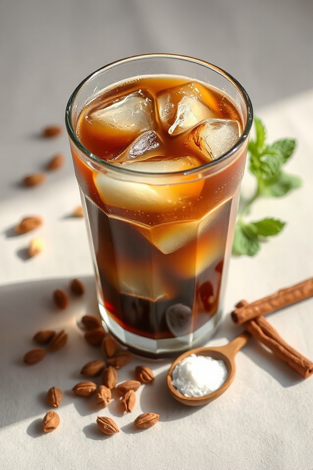 chilled spiced coffee beverage