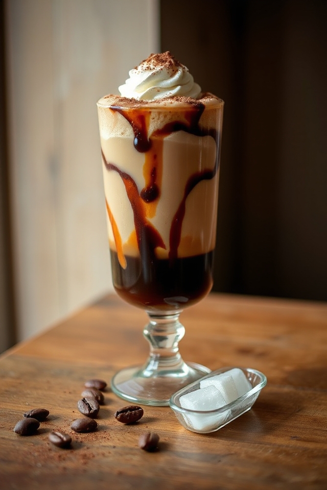 chocolate iced coffee preparation