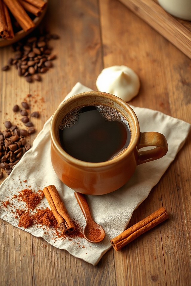 cinnamon cocoa flavored coffee