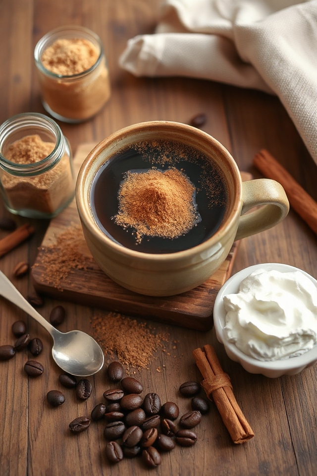 cinnamon infused coffee preparation