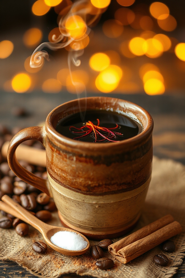 cinnamon saffron coffee recipe