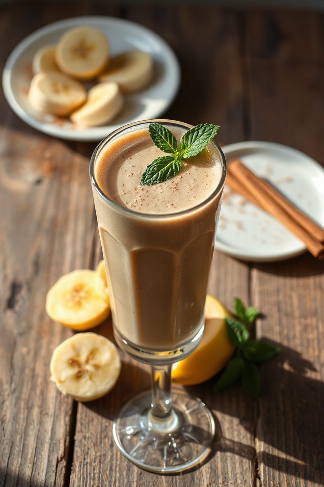 coffee banana smoothie recipe instructions
