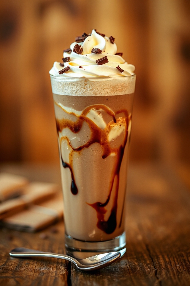 coffee mocha frosted delight