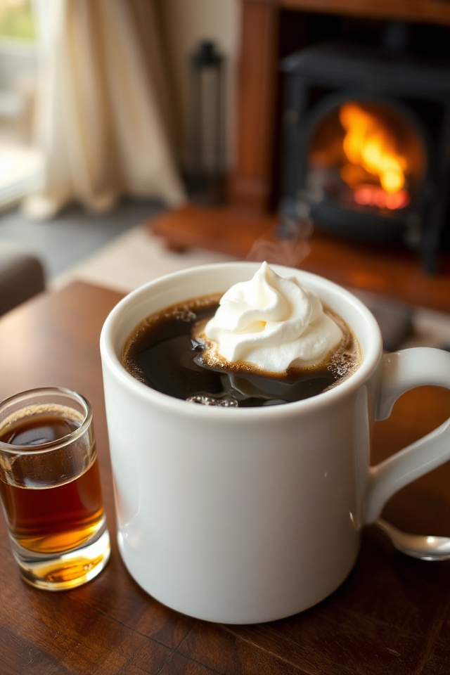 cozy after dinner coffee