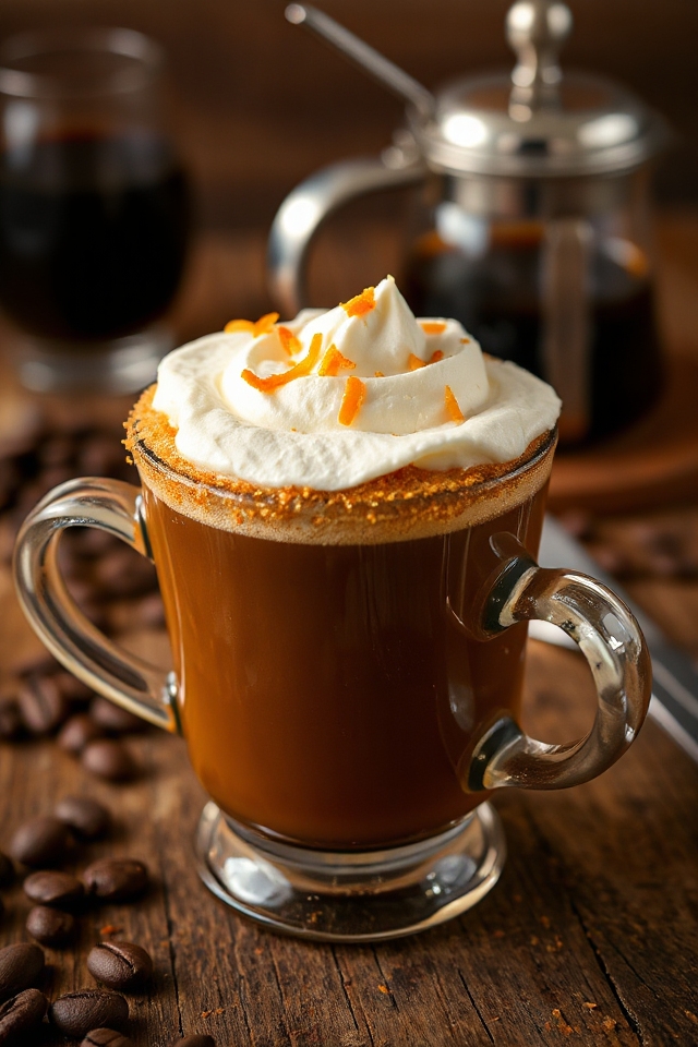 cozy caramelized irish coffee