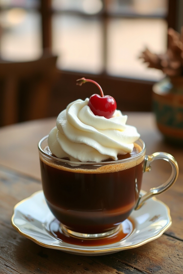 cozy cherry brandy coffee