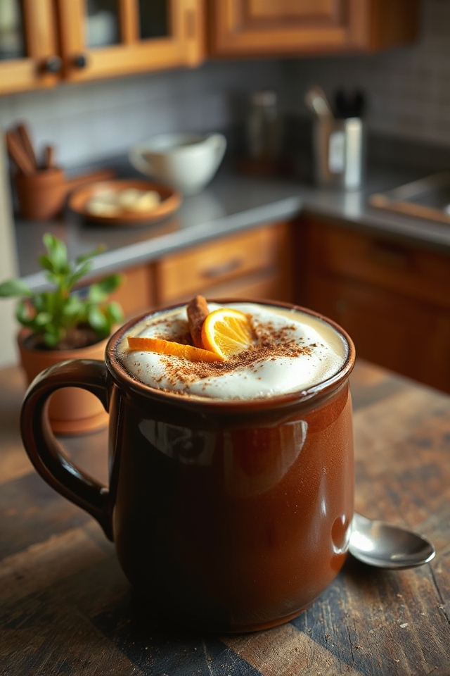 cozy spiced coffee delight