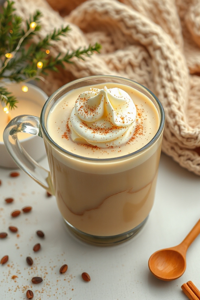creamy coffee holiday drink