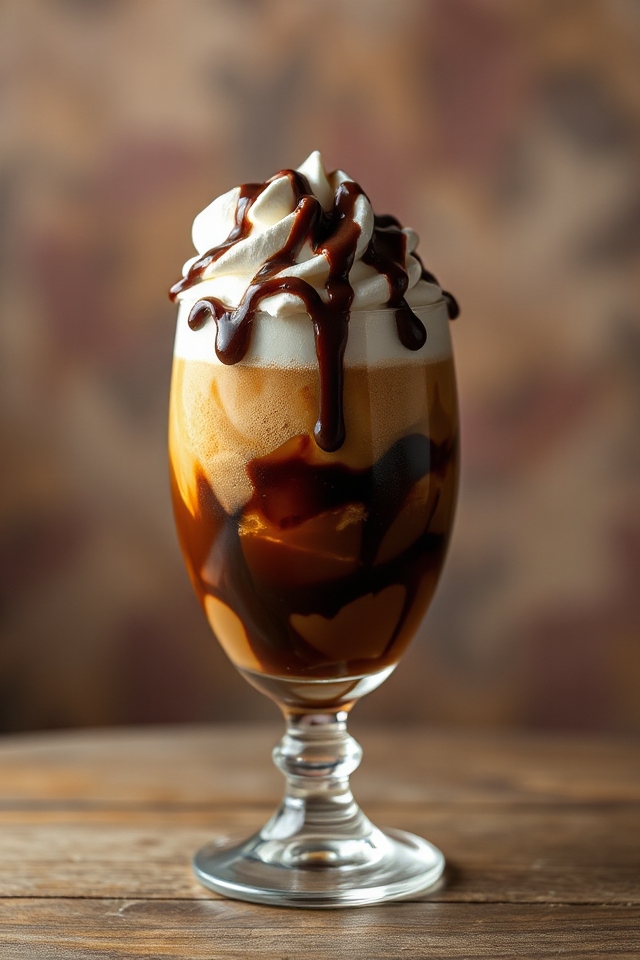 decadent iced coffee creation