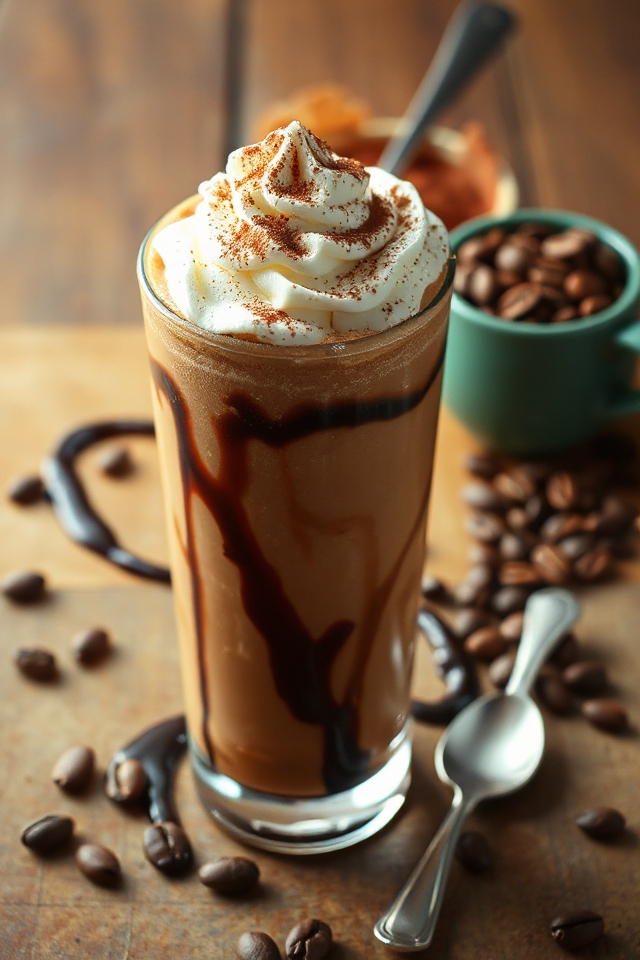 delicious chocolate coffee shake