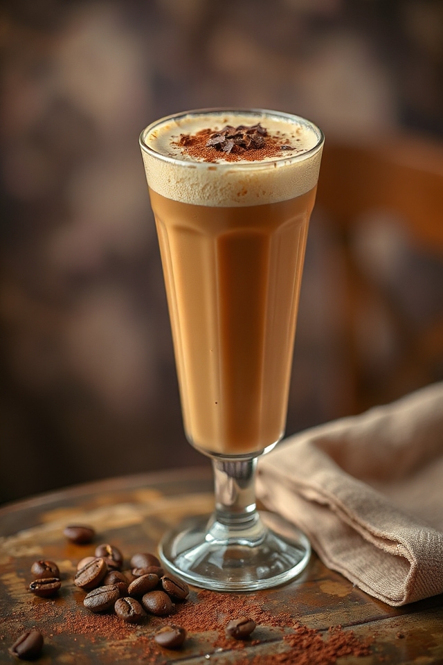 delicious frothy coffee blend