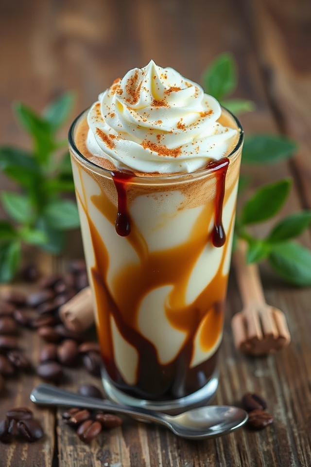 delicious ice cream coffee