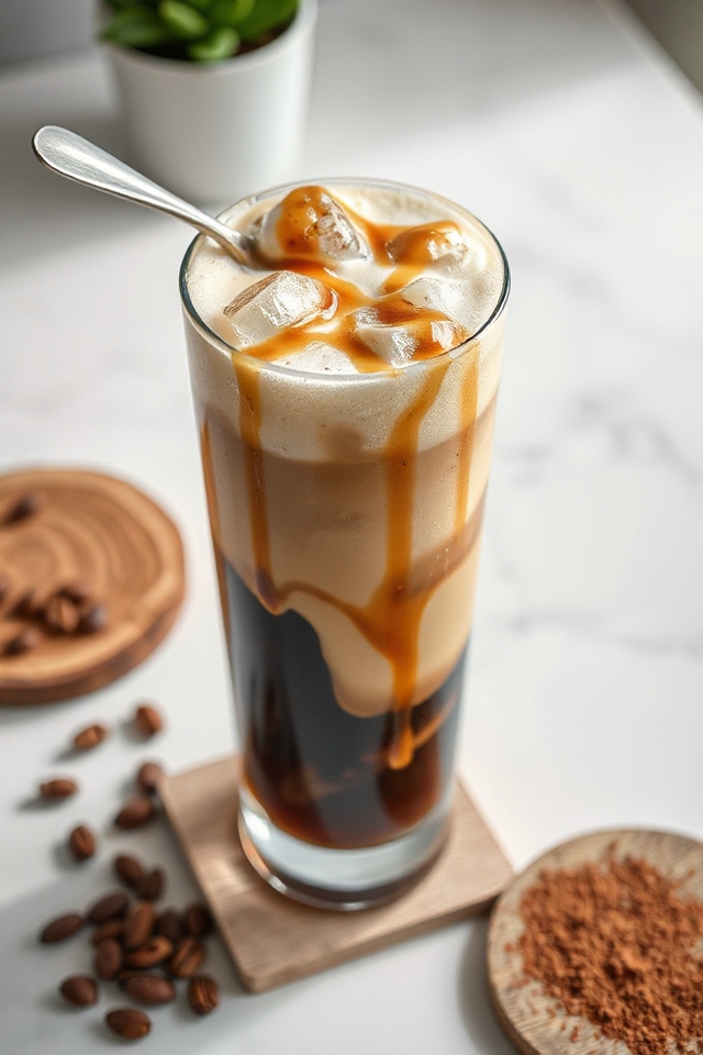 double coffee iced latte