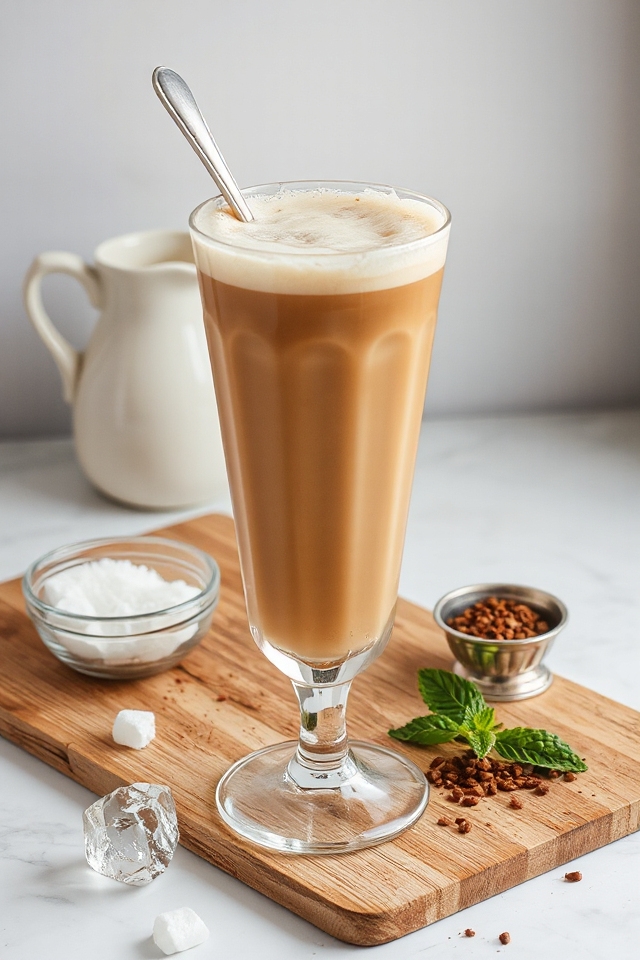 frappe coffee preparation steps