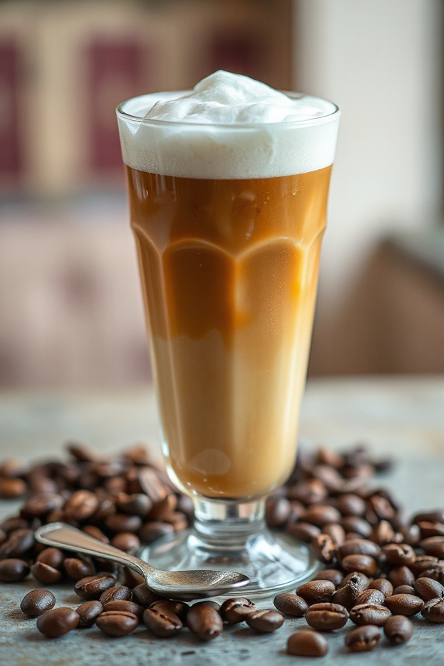 frothy instant coffee delight