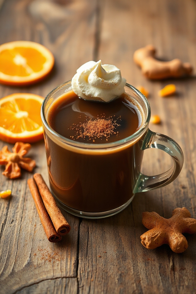 gingered cinnamon coffee delight