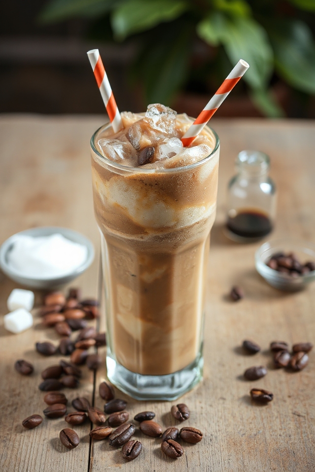 iced coffee frozen treat