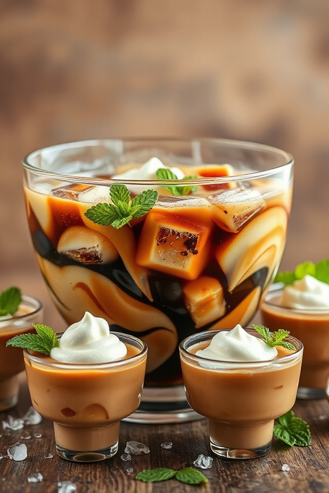 iced coffee punch recipe