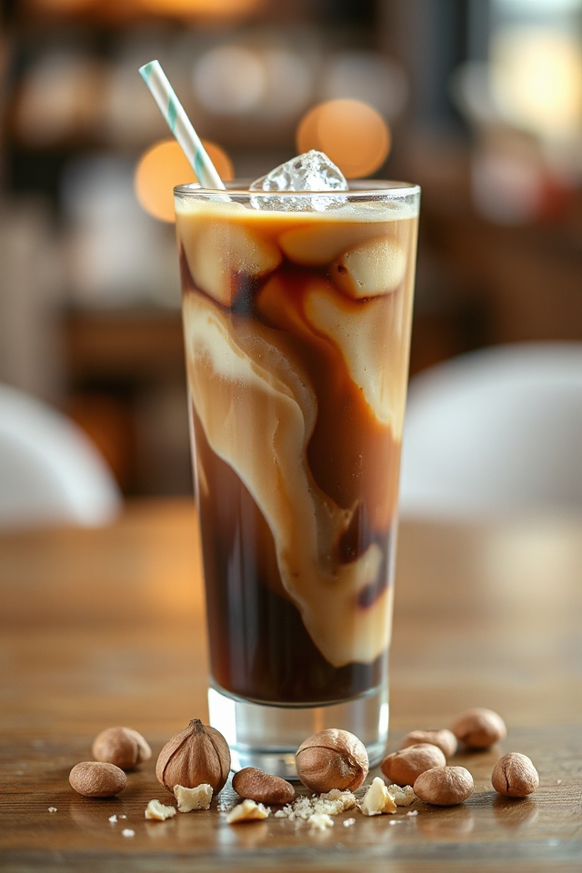 iced hazelnut coffee recipe