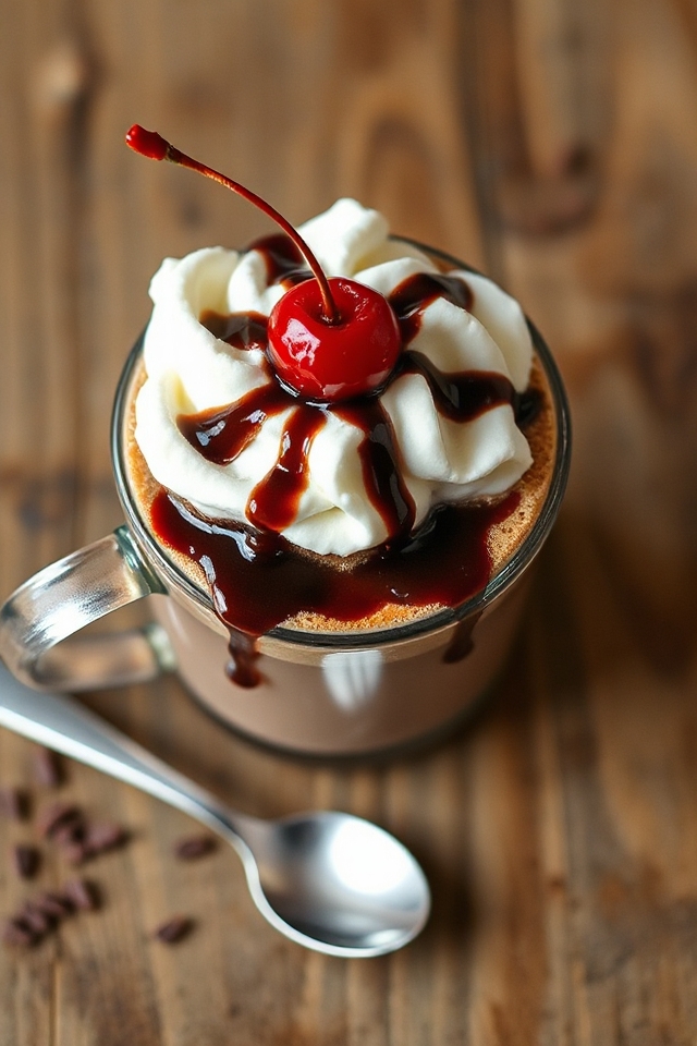 indulgent chocolate coffee treat