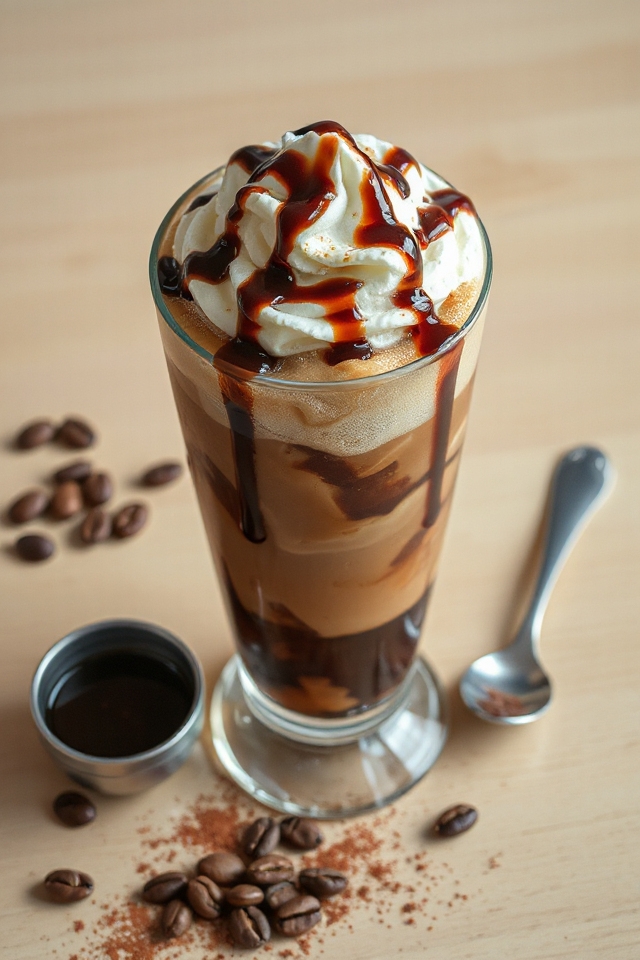 indulgent frozen coffee delight