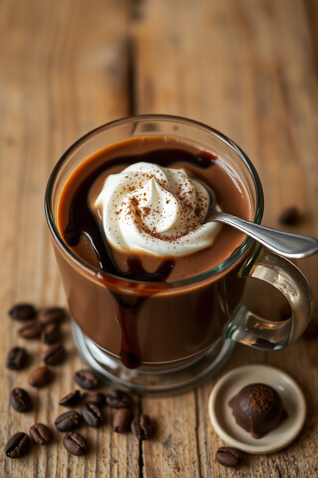 instant mocha coffee preparation