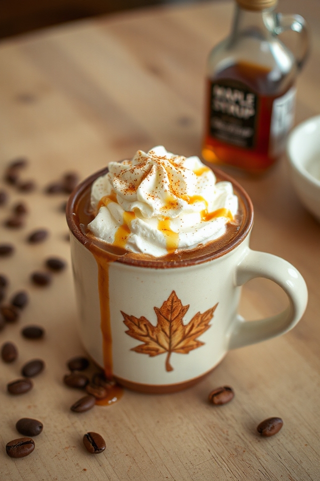 maple infused creamy coffee delight