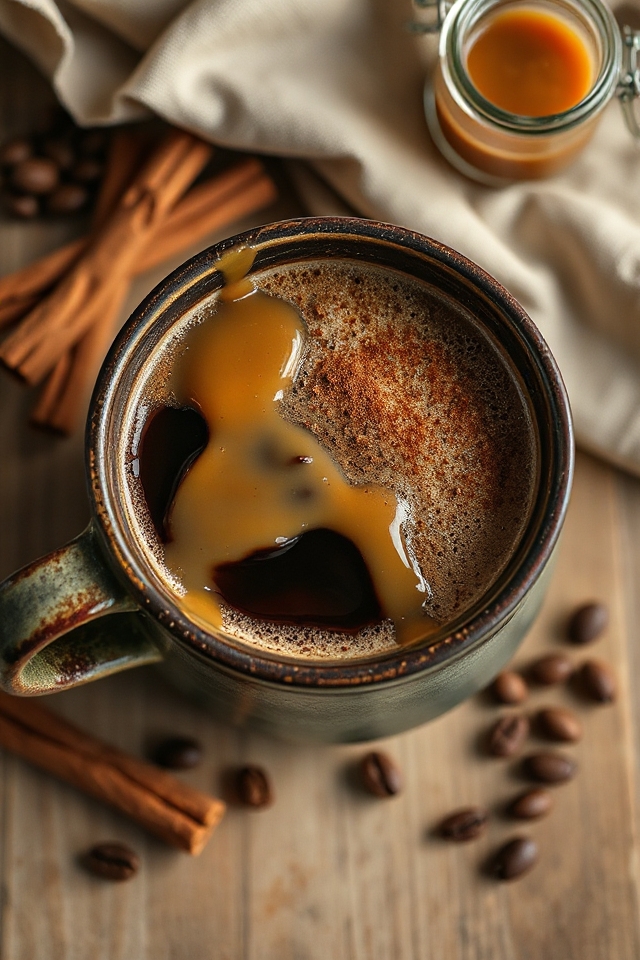 mexican caramel coffee preparation