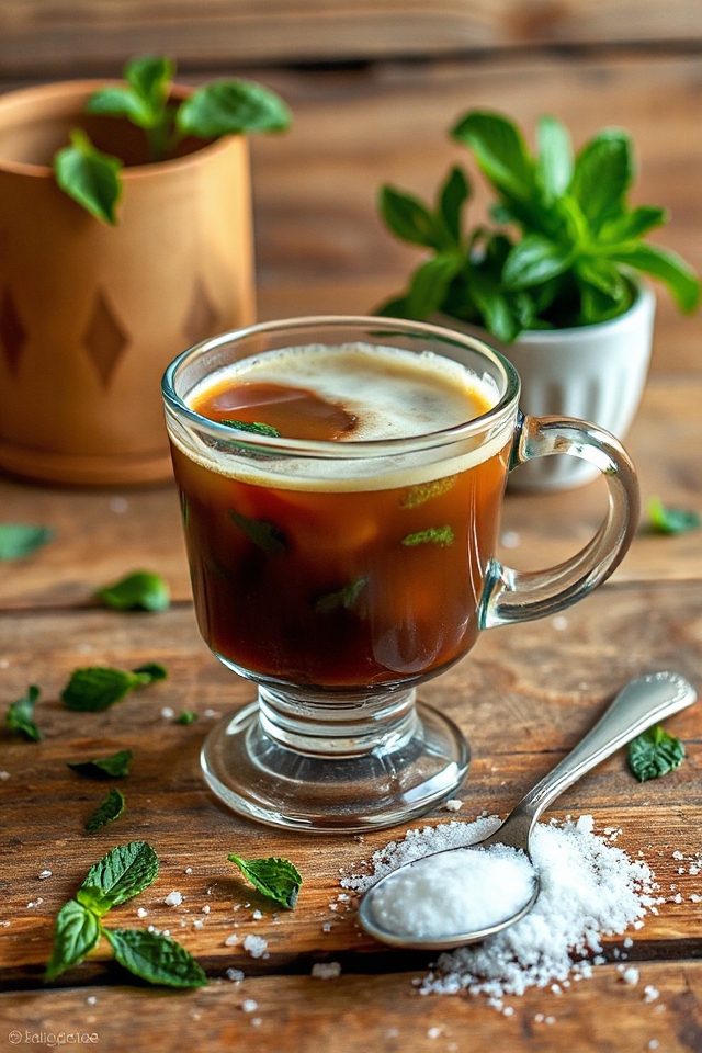 mint infused coffee beverage recipe