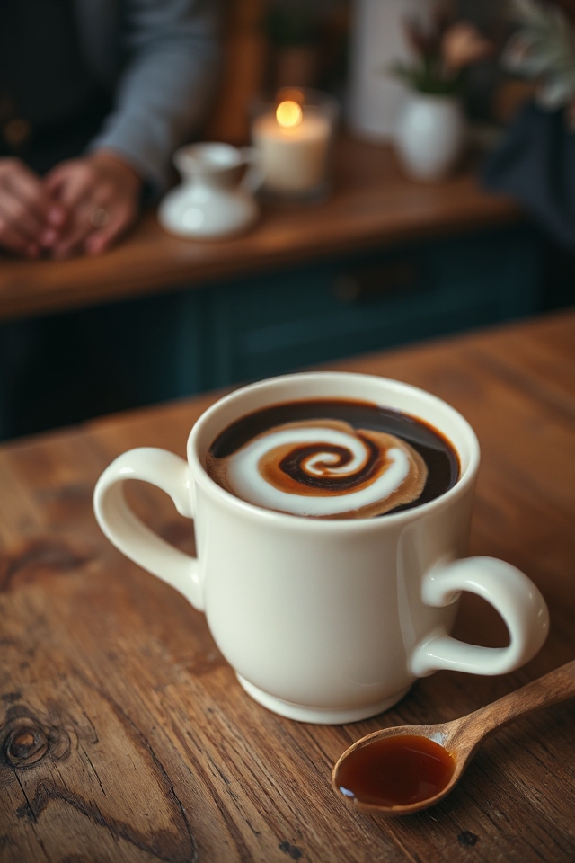 molasses and cream coffee