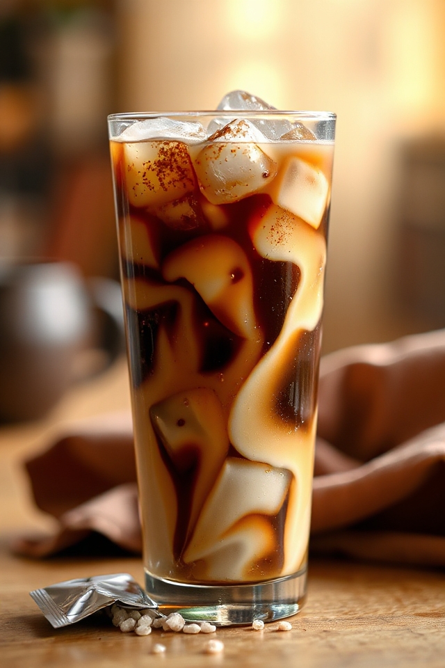 morning iced coffee ritual