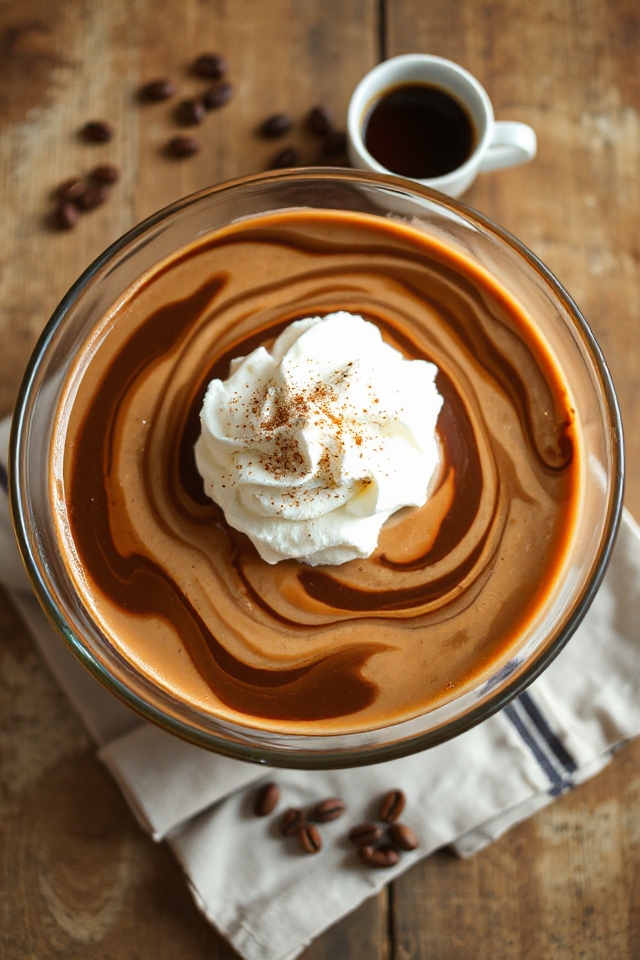 refreshing cold coffee beverage