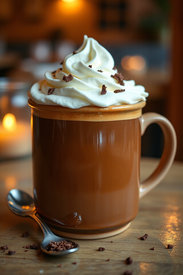 rich chocolatey whipped coffee