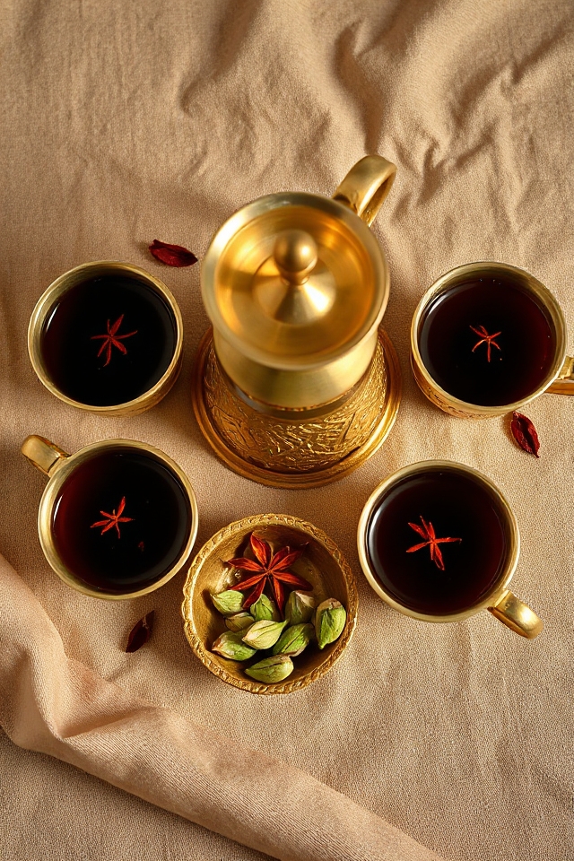 rose infused arabic coffee recipe