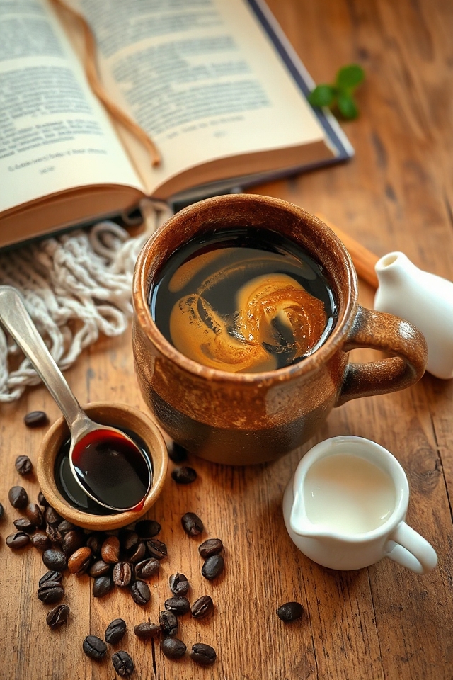 sweet and creamy coffee
