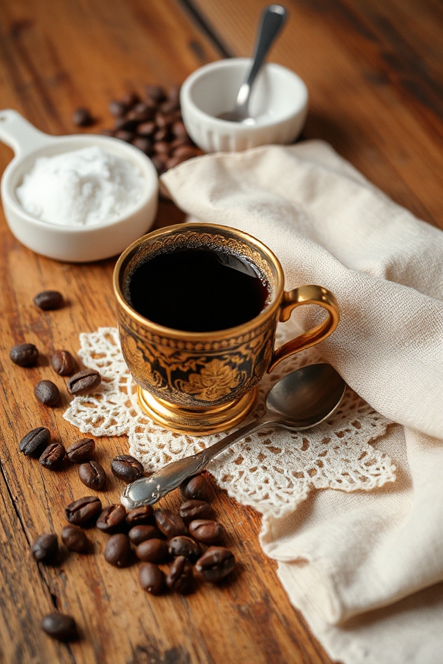 traditional turkish coffee preparation