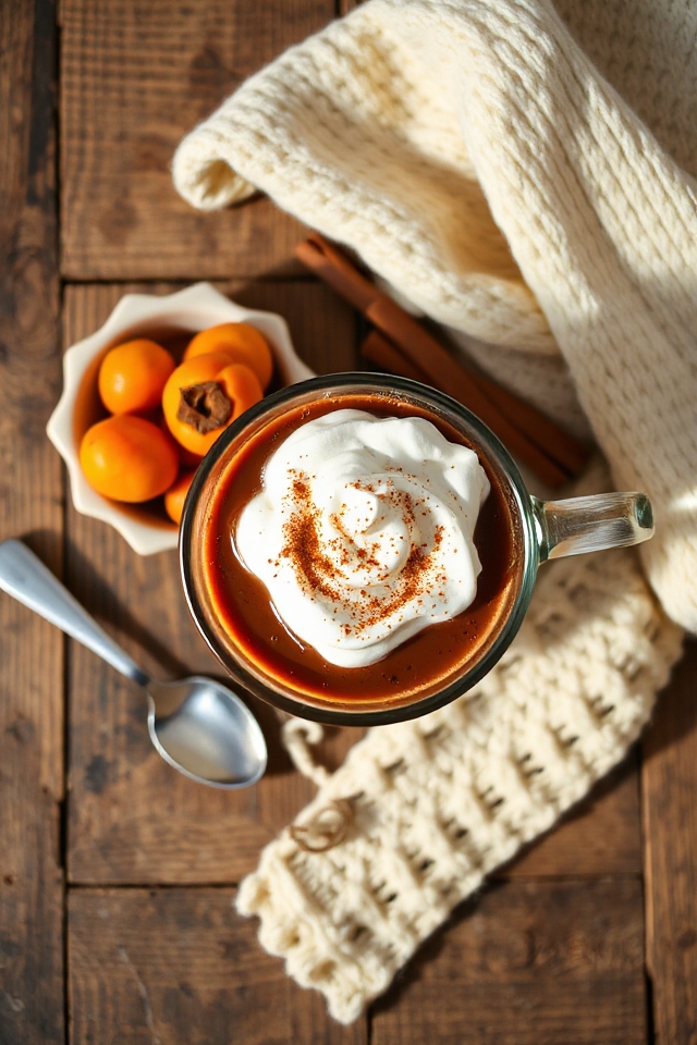 warm spiked coffee beverage